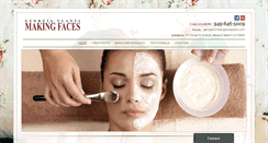 Desktop Screenshot of makingfacessalon.com